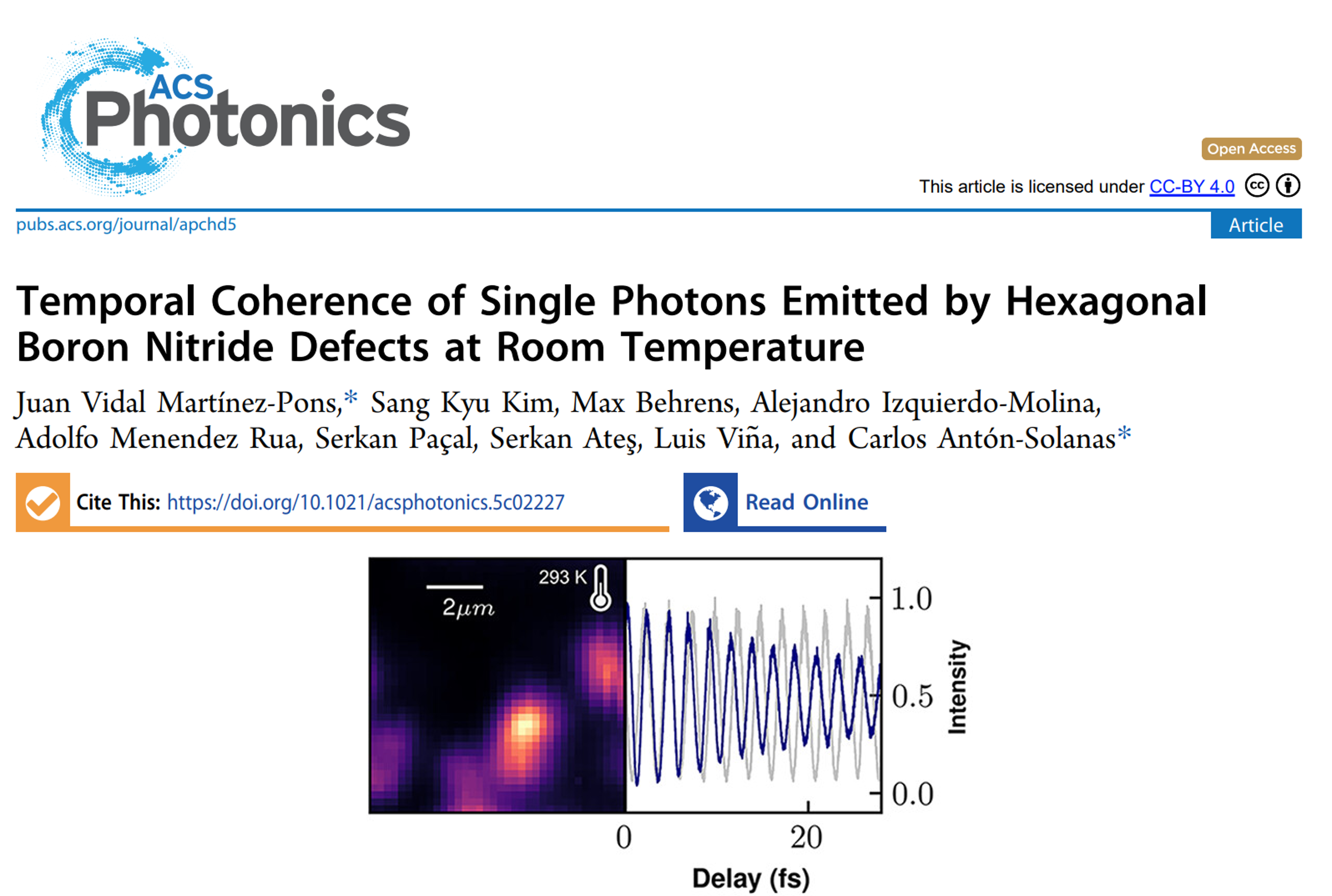 ACS Photonics Carlos